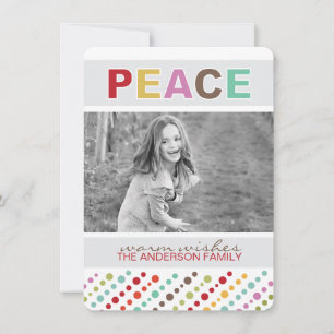 Cartes Pour Fêtes Annuelles Fun Modern Christmas Photo Cards