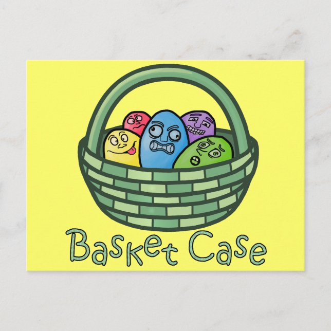 Cartes Pour Fêtes Annuelles Funky Vannerie Pâques (Devant)