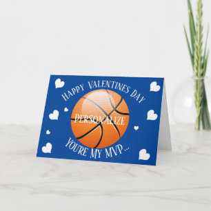 Cartes Pour Fêtes Annuelles Funny Basketball