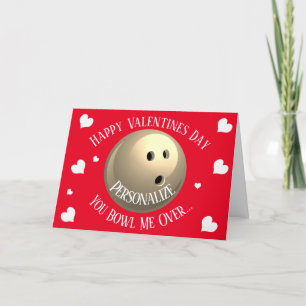 Cartes Pour Fêtes Annuelles Funny Bowling