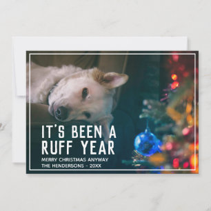 Cartes Pour Fêtes Annuelles Funny Chien Ruff Année 2020