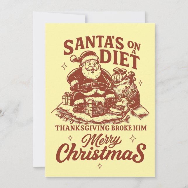 Cartes Pour Fêtes Annuelles Funny Christmas  (Devant)