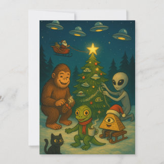 Cartes Pour Fêtes Annuelles Funny Christmas Conspiracy