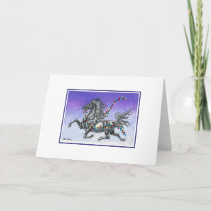Cartes Pour Fêtes Annuelles Funny Christmas Horse Card