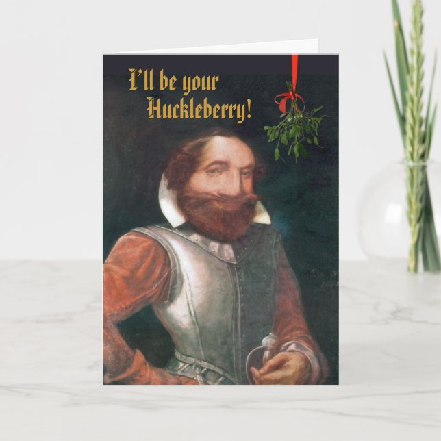 Cartes Pour Fêtes Annuelles Funny Colonial (Devant)