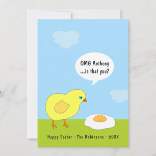 Cartes Pour Fêtes Annuelles Funny Easter Greeting