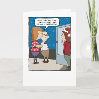 Cartes Pour Fêtes Annuelles Funny Fruitcake Murray Christmas