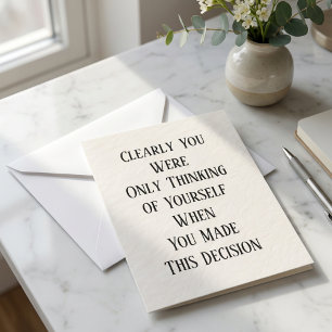 Cartes Pour Fêtes Annuelles Funny Go Away Card pour Coworker Boss, Humour