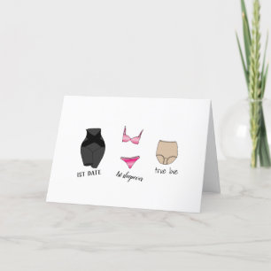 Cartes Pour Fêtes Annuelles Funny Granny Panties Valentines Jour de Vacances C