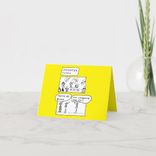 Cartes Pour Fêtes Annuelles Funny Laughter