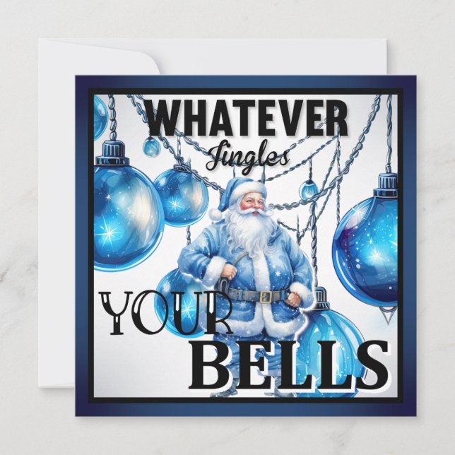 Cartes Pour Fêtes Annuelles Funny Noël rétro (Devant)