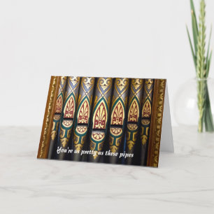 Cartes Pour Fêtes Annuelles Funny organe