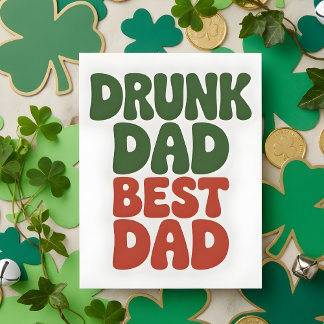 Cartes Pour Fêtes Annuelles Funny St Patrick’s Day Drinking Card