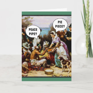 Cartes Pour Fêtes Annuelles Funny Thanksgiving