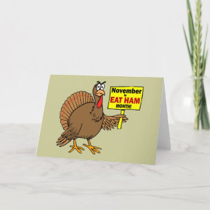 Cartes Pour Fêtes Annuelles Funny Thanksgiving
