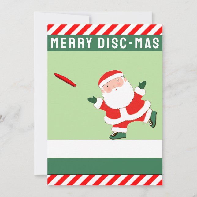 Cartes Pour Fêtes Annuelles Funny Ultimate Frisbee (Devant)