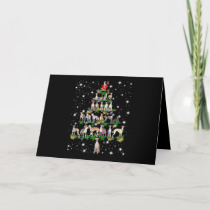 Cartes Pour Fêtes Annuelles funny whippet christmas tree ornament decor