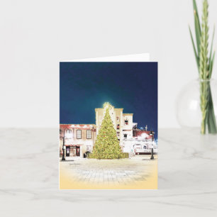 Cartes Pour Fêtes Annuelles Galveston Sangerfest Arbre de Noël