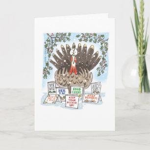 Cartes Pour Fêtes Annuelles Gardez votre quéquette !