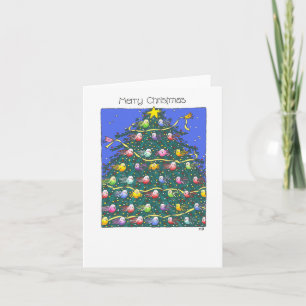 Cartes Pour Fêtes Annuelles "Garlands" Custom Christmas Card
