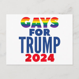 Cartes Pour Fêtes Annuelles Gays Pour L'Élection De Trump En 2024