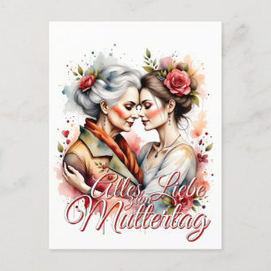 Cartes Pour Fêtes Annuelles Geborgenheit & Liebe - Zum Muttertag alles Liebe !