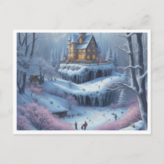 Cartes Pour Fêtes Annuelles Gelée hivernale (Devant)