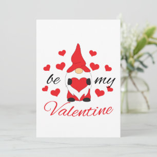 Cartes Pour Fêtes Annuelles Gène mignon avec coeur Soyez ma Saint Valentin