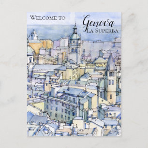 Cartes Pour Fêtes Annuelles Genova la superba