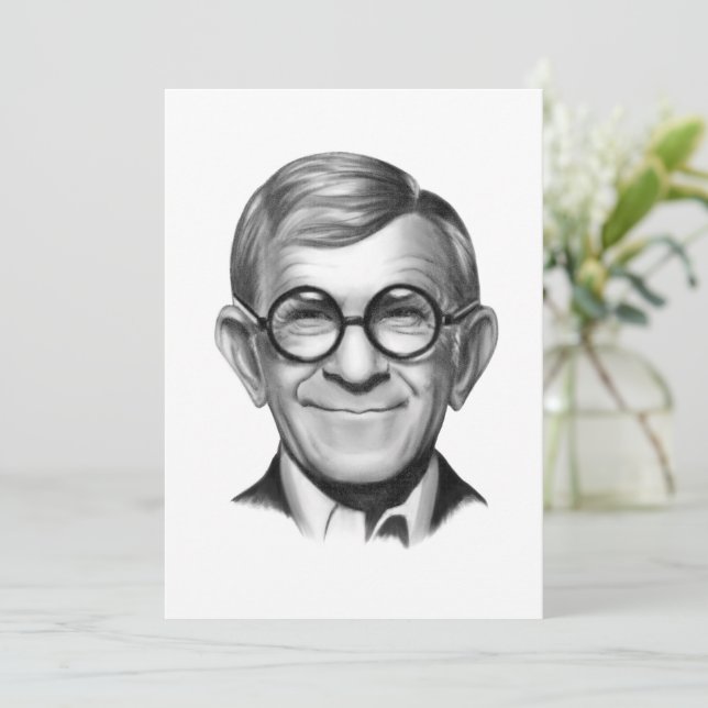 Cartes Pour Fêtes Annuelles George Burns (Debout devant)