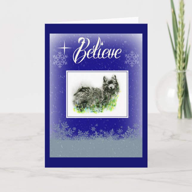 Cartes Pour Fêtes Annuelles German Spitz (Devant)