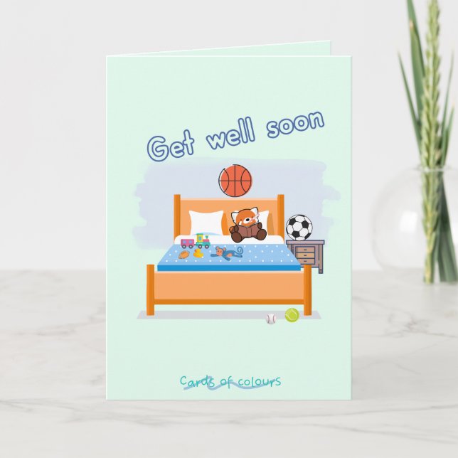 Cartes Pour Fêtes Annuelles Get well soon greeting card   (Devant)