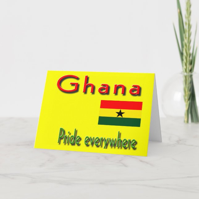 Cartes Pour Fêtes Annuelles Ghana (Devant)