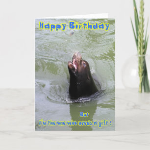 Cartes Pour Fêtes Annuelles Gimme Fish. cadeaux .. tout.