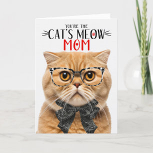 Cartes Pour Fêtes Annuelles Ginger Scottish Pold Cat pour maman pour la fête d