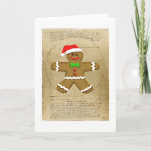 Cartes Pour Fêtes Annuelles Gingerbread DaVinci greeting card