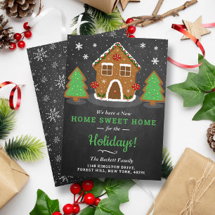 Cartes Pour Fêtes Annuelles Gingerbread House