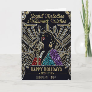 Cartes Pour Fêtes Annuelles Glamour de la Renaissance de Harlem