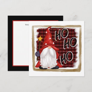 Cartes Pour Fêtes Annuelles gnome de Noël festif ajouter un sentiment