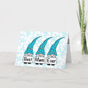 Cartes Pour Fêtes Annuelles Gnome Mother's Day Best Mom Ever