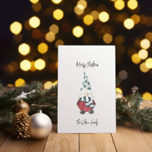 Gnome scandinave minimum Joyeux Noël
