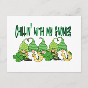 Cartes Pour Fêtes Annuelles Gnomes de la Saint-Patrick
