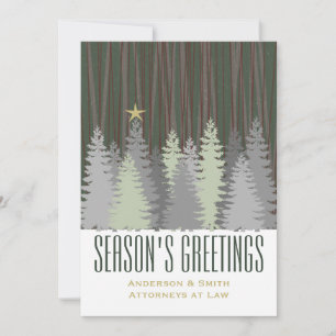 Cartes Pour Fêtes Annuelles Gold Star Business Holiday