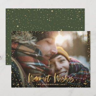 Cartes Pour Fêtes Annuelles Gold stars Christmas 1 Phogreen moderne