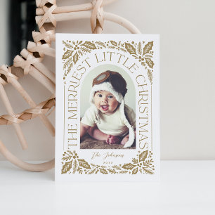Cartes Pour Fêtes Annuelles Golden Berry Merriest Little Christmas Arch Photo
