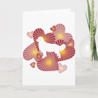 Cartes Pour Fêtes Annuelles Golden Retriever Heart Design