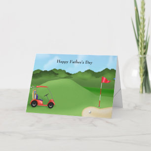 Cartes Pour Fêtes Annuelles Golf fête des pères