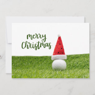 Cartes Pour Fêtes Annuelles Golf Joyeux Noël à Golfer  