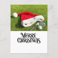 Golf Joyeux Noël avec Santa Hat en vert