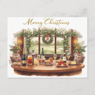 Cartes Pour Fêtes Annuelles Golf Joyeux Noël du Club-House du Parc de Golf